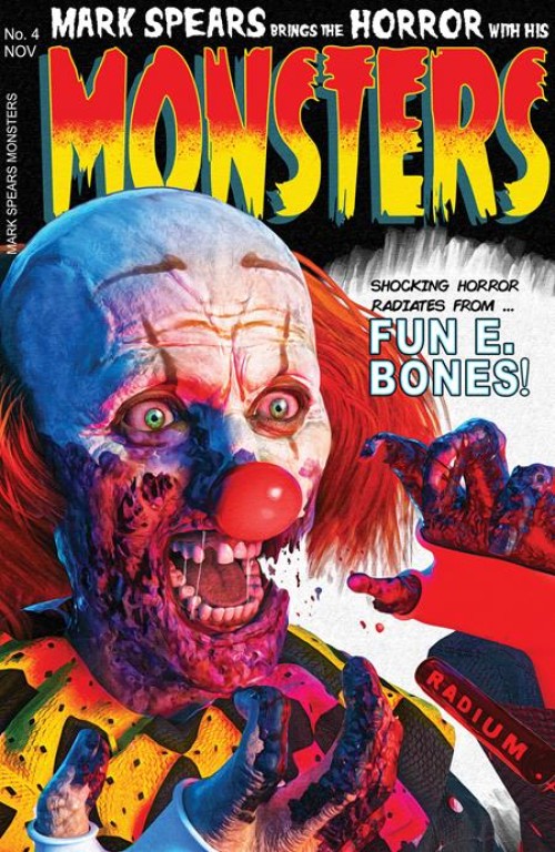 Mark Spears Monsters #4 second print cover c clown variant