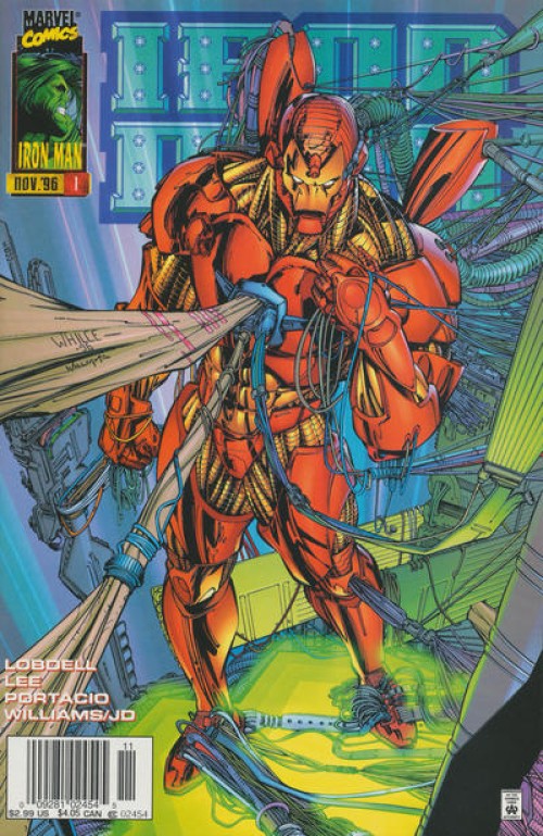 Iron Man #1 (1996) newsstand edition