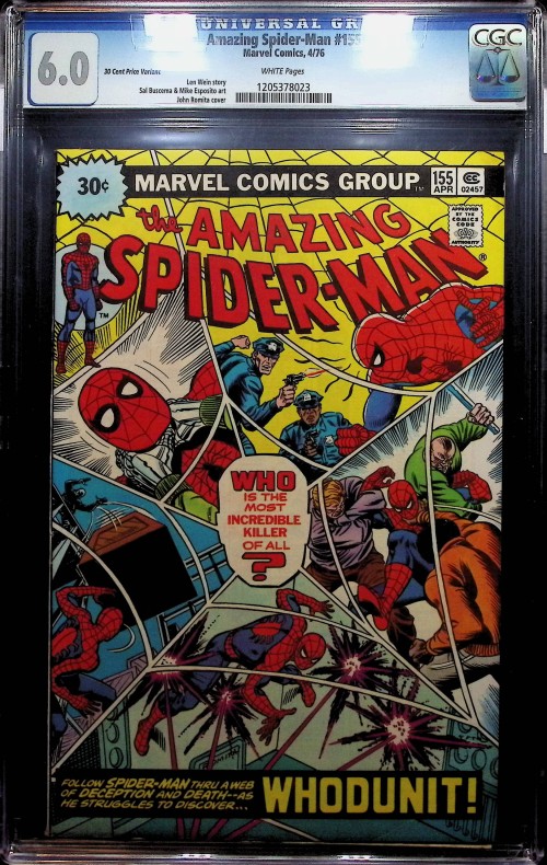 Amazing Spider-Man #155 (1963) CGC 6.0 30¢ variant