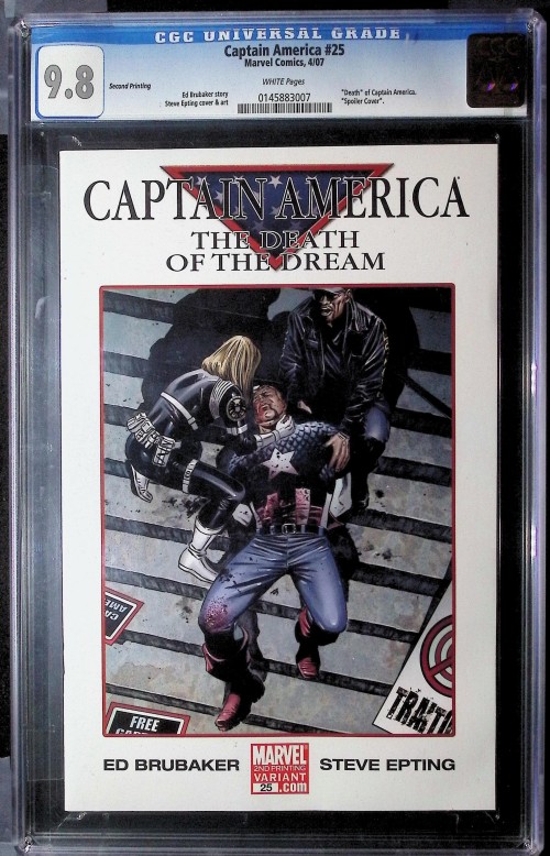 Captain America #25 (2005) second print CGC 9.8