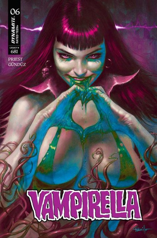 Vampirella #6 (2025) cover o parrillo ultraviolet variant