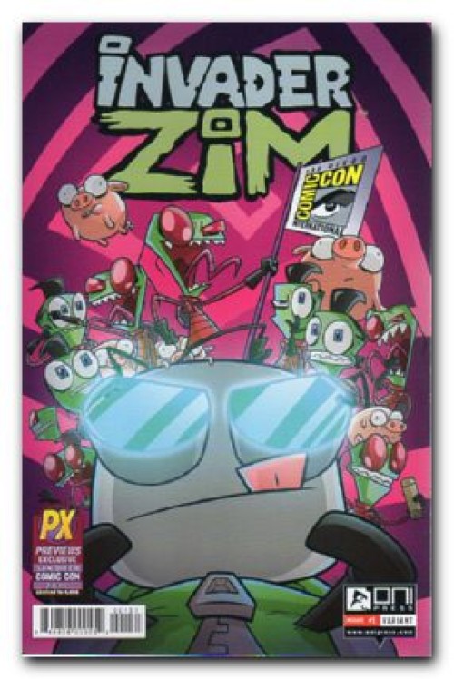 Invader Zim #1 (2015) sdcc previews variant