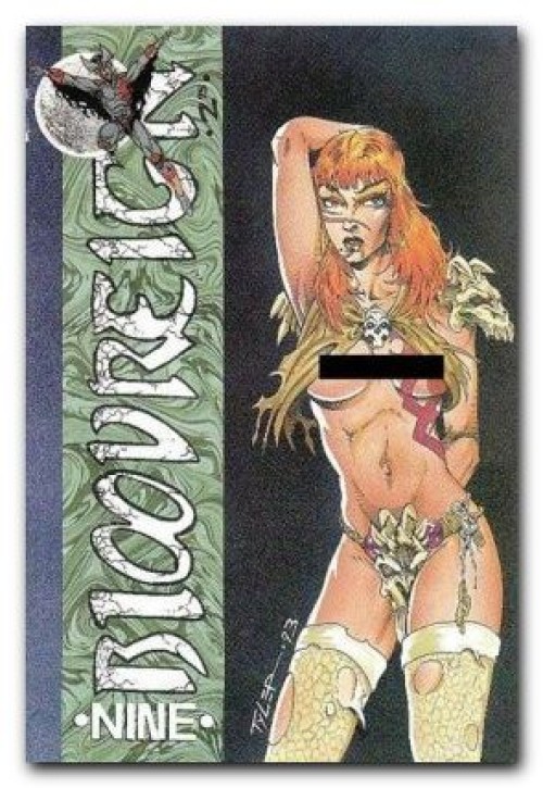 Blood Reign #9 (1991) signed