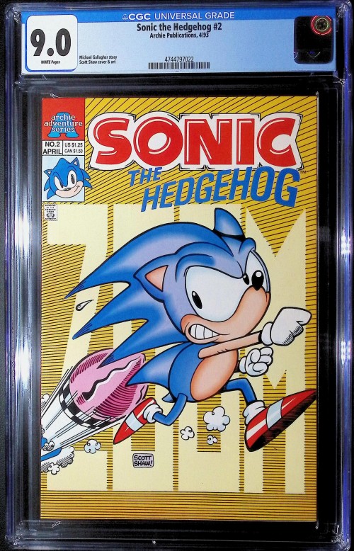 Sonic the Hedgehog #2 (1992) CGC 9.0