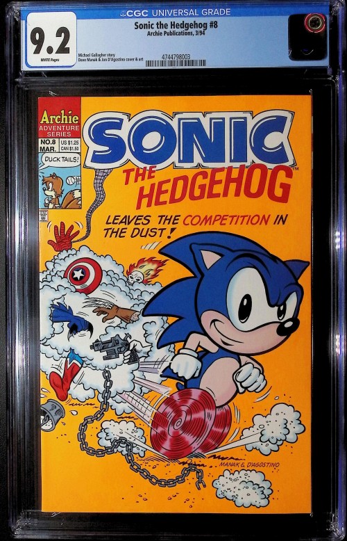 Sonic the Hedgehog #8 (1993) CGC 9.2