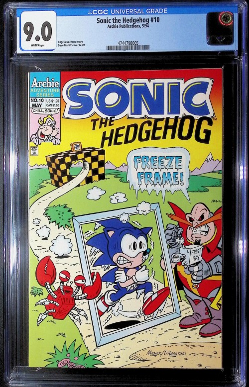 Sonic the Hedgehog #10 (1993) CGC 9.0