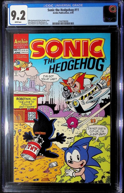 Sonic the Hedgehog #11 (1993) CGC 9.2