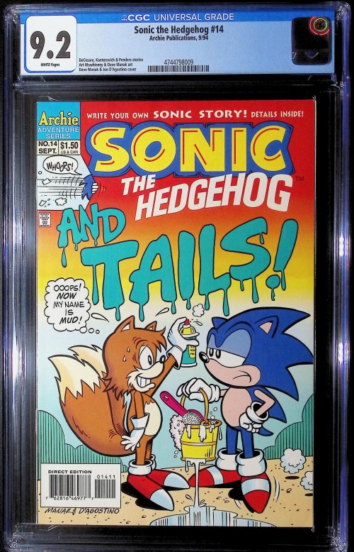 Sonic the Hedgehog #14 (1993) CGC 9.2