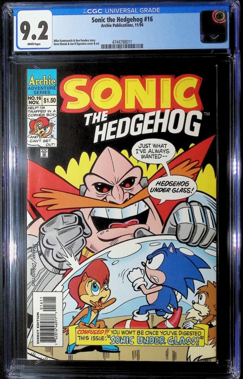 Sonic the Hedgehog #16 (1993) CGC 9.2