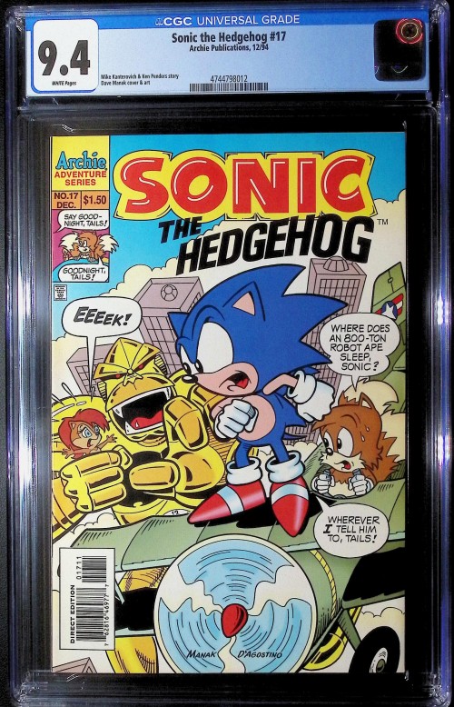Sonic the Hedgehog #17 (1993) CGC 9.4