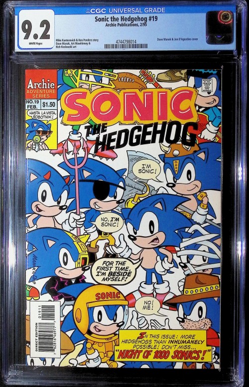 Sonic the Hedgehog #19 (1993) CGC 9.2
