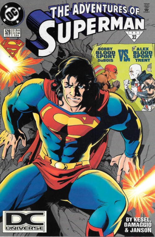 Adventures of Superman #526 (1987) dcu variant