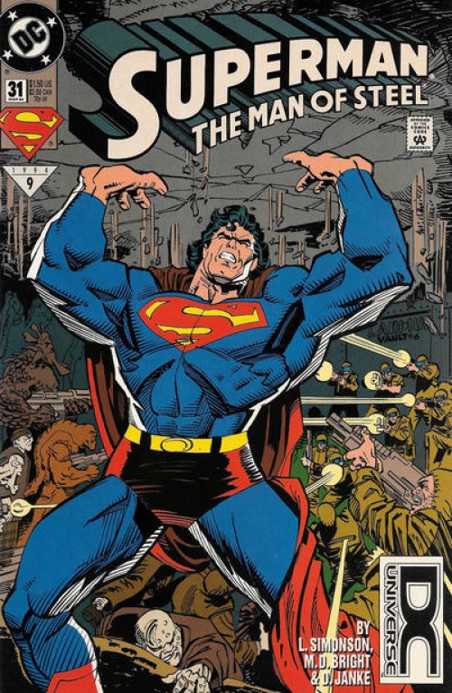 Superman Man of Steel #31 (1991) dcu variant