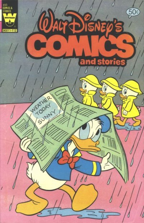 Walt Disneys Comics And Stories #493 (1962) whitman reprint