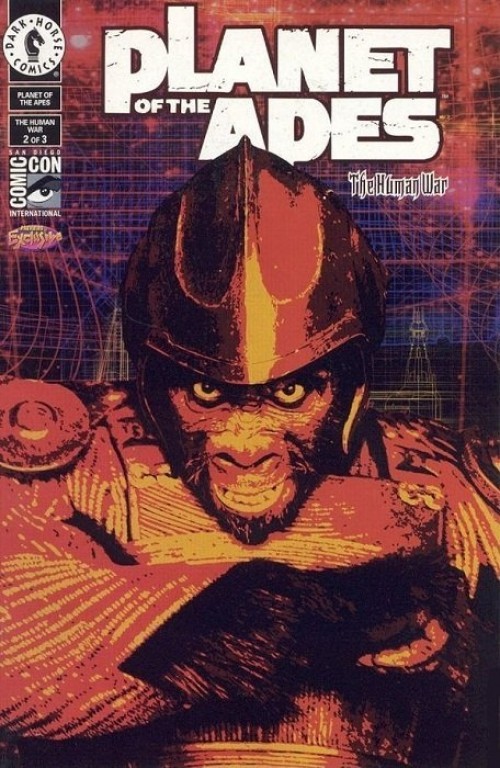 Planet of the Apes Human War #2 (2001) computer cover