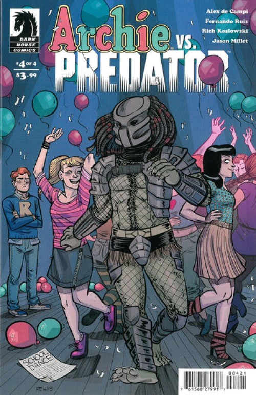 Archie Vs Predator #4 (2015) hicks variant cover