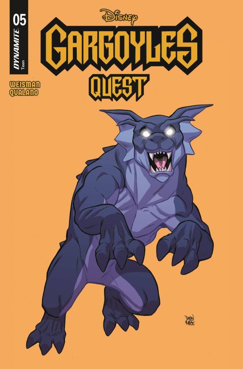 Gargoyles Quest #5 cover c moss color bleed