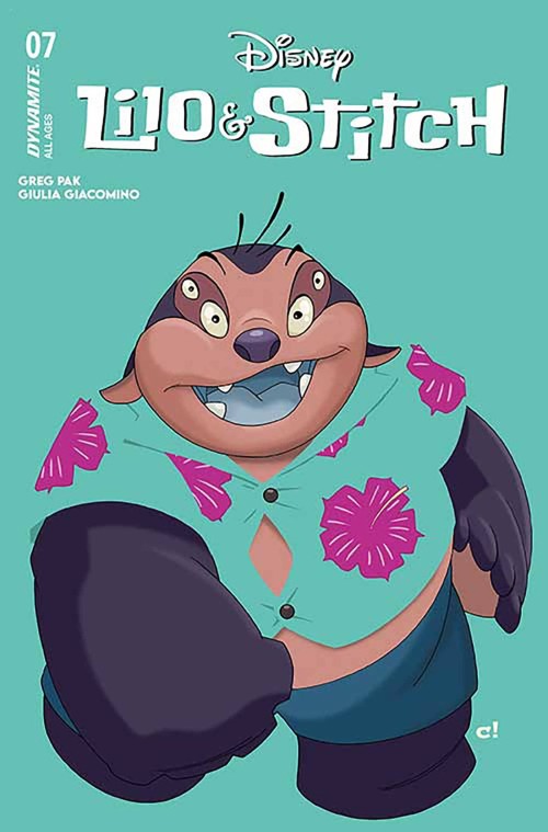 Lilo And Stitch #7 (2024) cover d rosseau color bleed