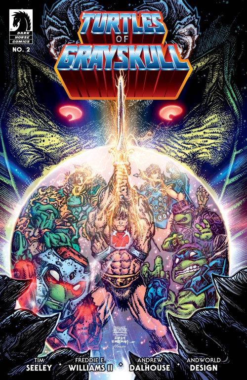 Masters Of The Universe Teenage Mutant Ninja Turtles Turtles Of Grayskull #2 (2024) cover b williams ii variant