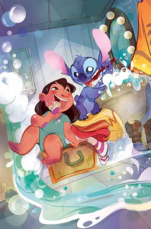Lilo And Stitch #8 (2024) cover h baldari virgin variant