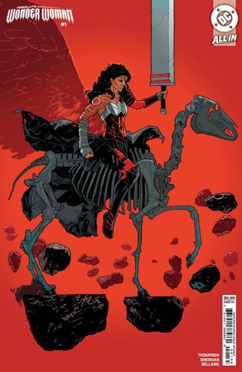 Absolute Wonder Woman #1 (2024) second print cover b spokes variant