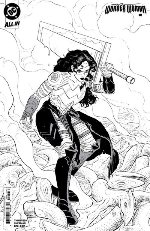 Absolute Wonder Woman #1 (2024) second print cover d sherman inks variant