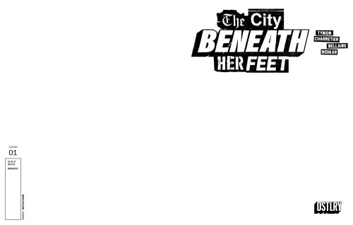 City Beneath Her Feet #1 cover g blank sketch variant