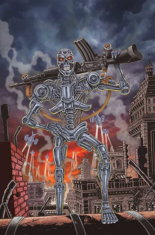 Terminator #3 (2024) cover t haeser virgin foil variant