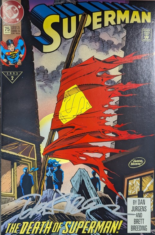 Superman #75 (1987) signed edition 1st Print