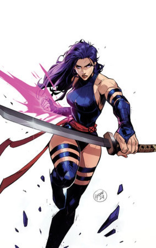 Psylocke #1 (2024) second print habchi virgin variant