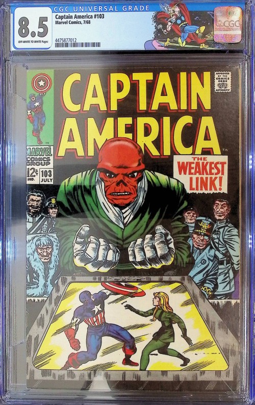 Captain America #103 (1968) CGC 8.5