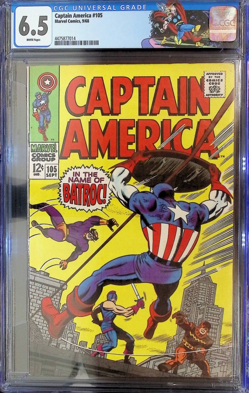 Captain America #105 (1968) CGC 6.5