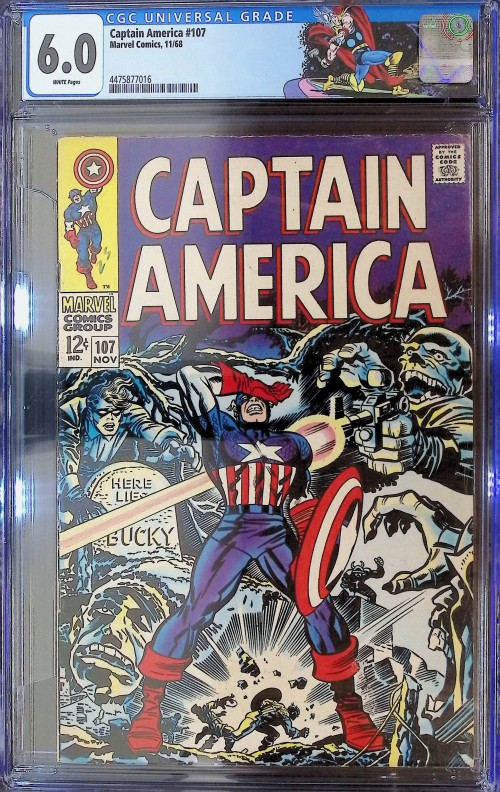 Captain America #107 (1968) CGC 6.0