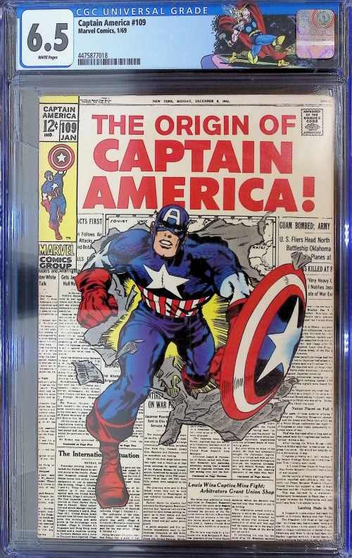 Captain America #109 (1968) CGC 6.5