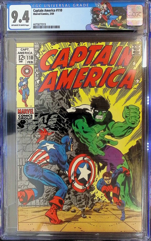 Captain America #110 (1968) CGC 9.4