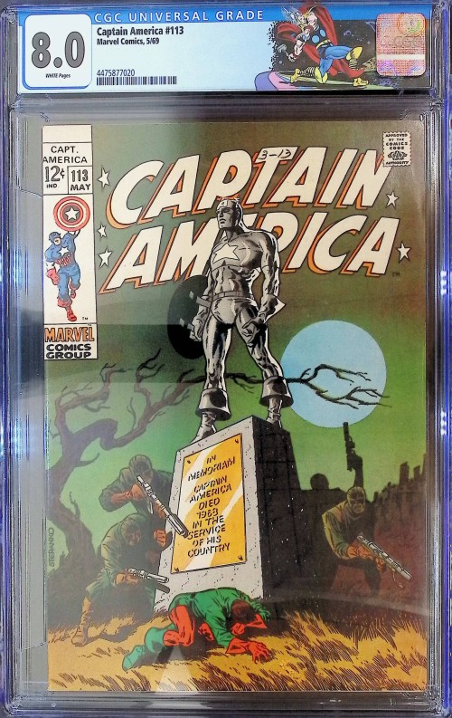 Captain America #113 (1968) CGC 8.0