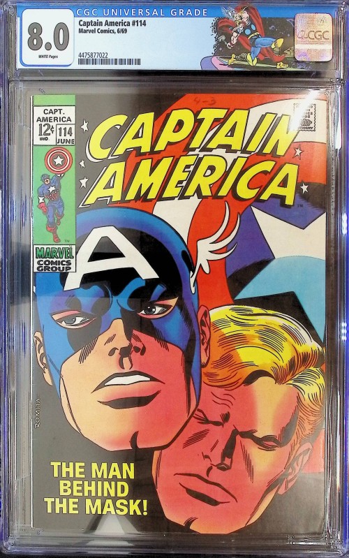 Captain America #114 (1968) CGC 8.0