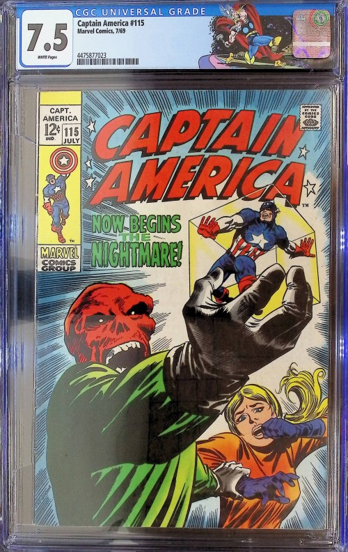 Captain America #115 (1968) CGC 7.5
