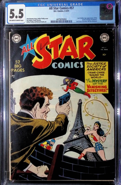 All Star Comics #57 (1940) CGC 5.5