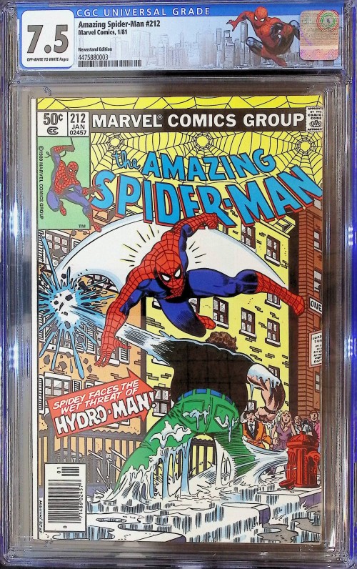 Amazing Spider-Man #212 (1963) newsstand CGC 7.5