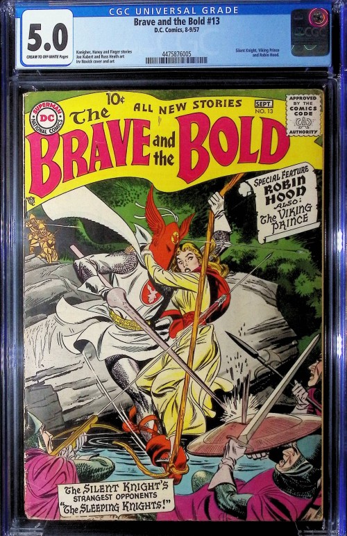 Brave and the Bold #13 (1955) CGC 5.0