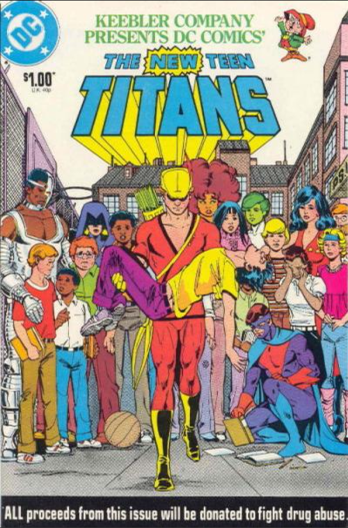 New Teen Titans #1 (1983) Keebler Company presents price variant