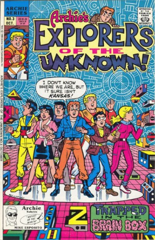 Archies Explorers of the Unknown #3 (1990)