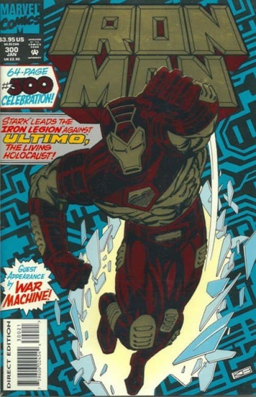 Iron Man #300 (1968) foil variant