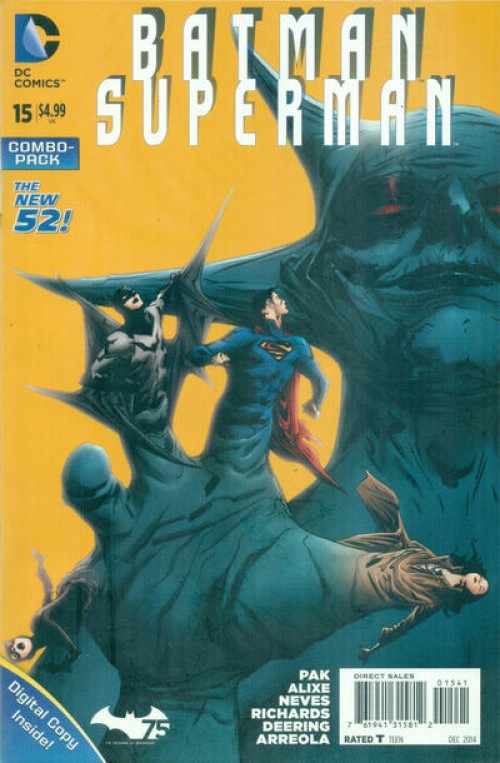 Batman Superman #15 (2013) combo pack