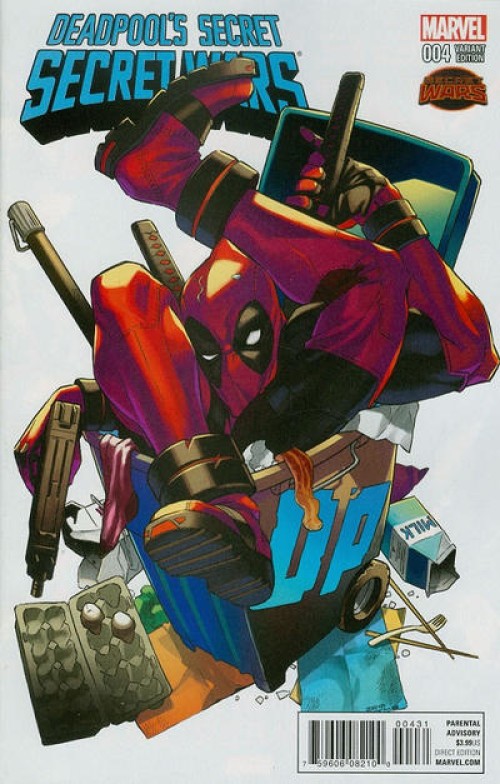 Deadpools Secret Secret Wars #4 (2015) Manga variant