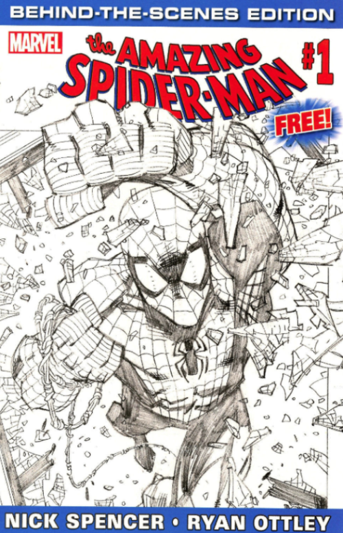Amazing Spider-Man #1 (2018) behind the scenes edition