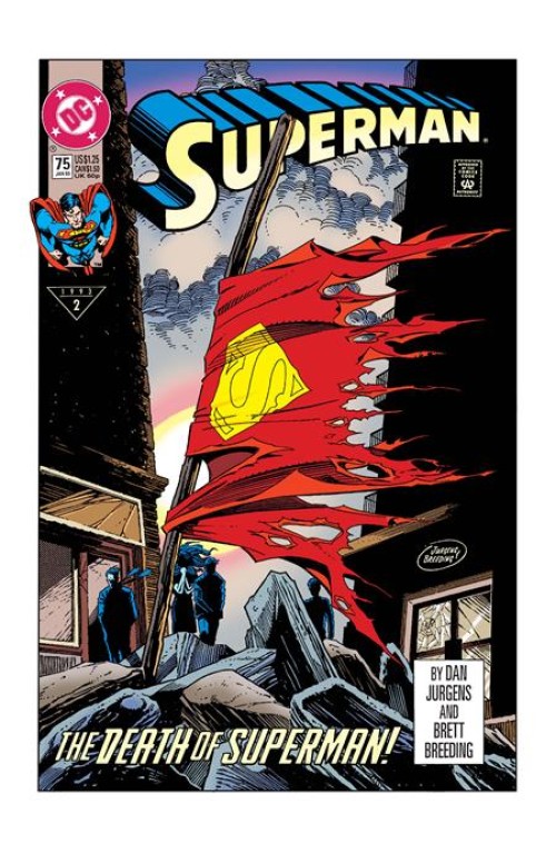 Superman #75 (1987) 2026 facsimile edition cover b jurgens foil variant