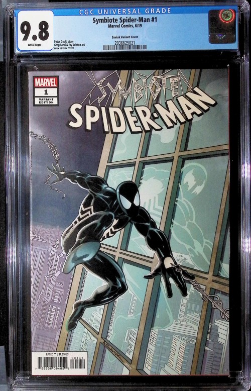 Symbiote Spider-Man #1 saviuk variant CGC 9.8