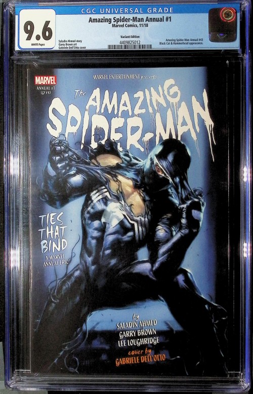 Amazing Spider-Man Annual #1 (2018) dellotto variant CGC 9.6